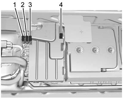 Chevrolet Cruze (2017): Battery Fuses