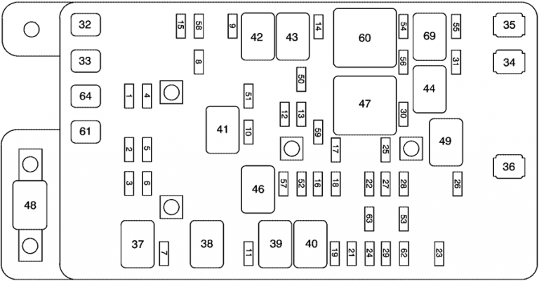 Fuse Box Diagrams Chevrolet TrailBlazer (2006-2009) - Fusesinfo.com