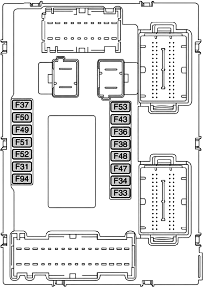 Dodge Hornet (2023): Instrument panel fuse box diagram