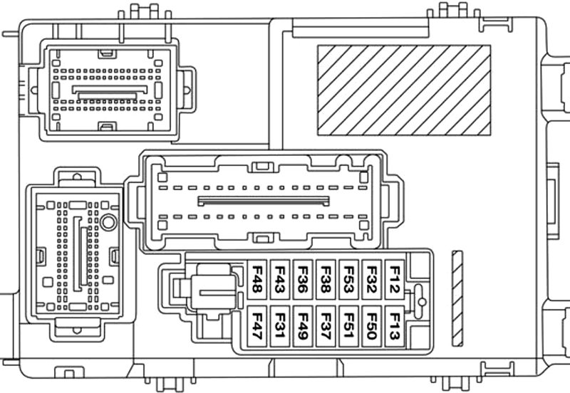 Ram ProMaster City (2019): Body control module diagram