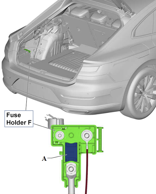 Volkswagen Arteon (2020-2023): Fuse Holder F