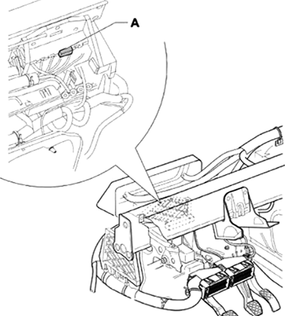 Volkswagen Fox (2004-2008): Heating resistance fuses