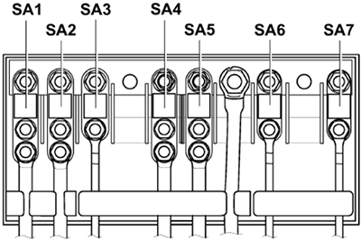 Volkswagen Golf VI (2009-2013): Fuse Holder A (ver.2)