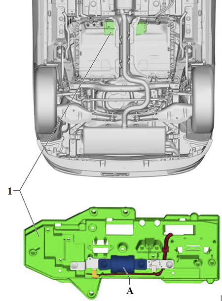 Volkswagen Golf VIII eHybrid (2020-2023): High-Voltage Battery Control Module (fuse)