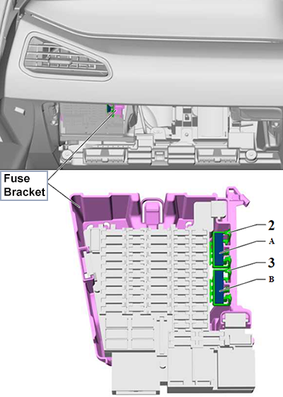 Volkswagen ID.4 / ID.5 (2020-2023): Single Fuse Bracket (RHD)