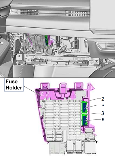 Volkswagen ID.7 (2023-2024): Individual Fuses (RHD)