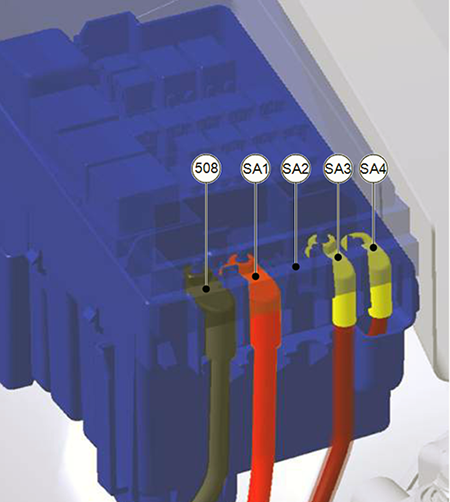 Volkswagen Jetta (2010-2014): Fuse Panel A