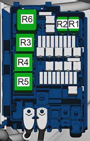 Volkswagen Jetta (2010-2014): E-Box Relays