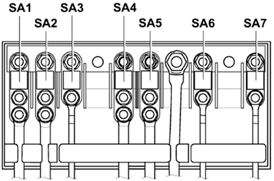 Volkswagen Passat (B6; 2006-2010): Fuse Holder A