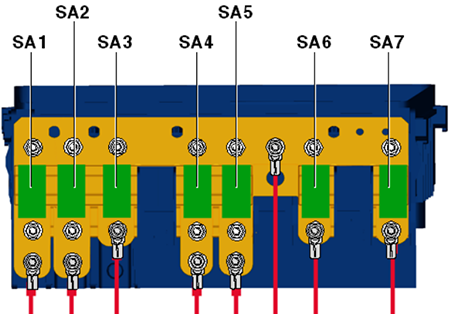 Volkswagen Passat (B7; 2011-2015): Fuse Holder A (ver.2)