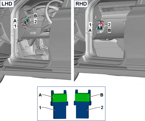 Volkswagen Passat (B8; 2015-2018): Seat Adjustment Thermal Fuse