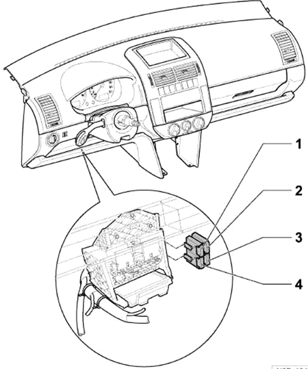 Volkswagen Polo (Mk4; 2005-2010): Additional Fuses