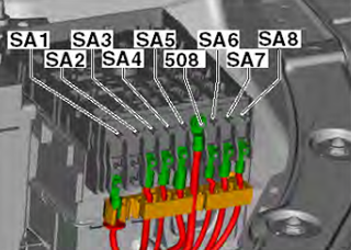 Volkswagen Sharan (2015-2020): Fuse Holder A