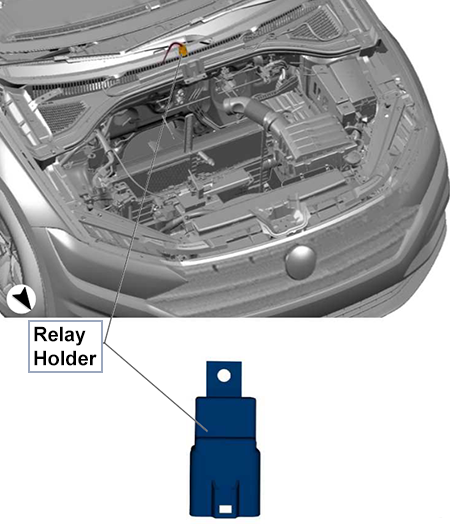 Volkswagen Taos (2019-2023): Auxiliary Heater Relay