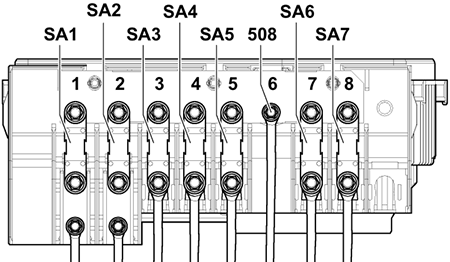 Volkswagen Tiguan (2007-2008): Fuse Holder A