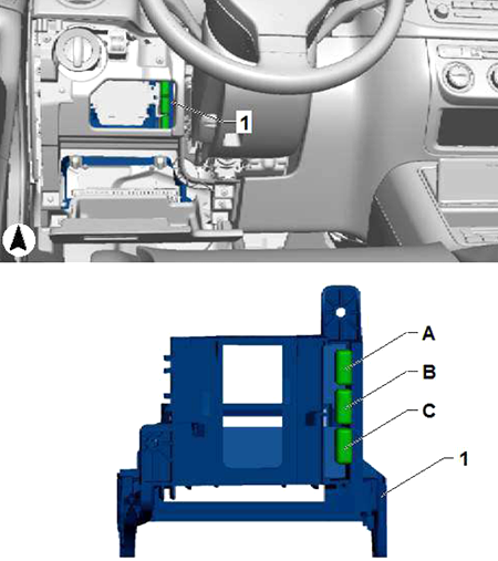 Volkswagen Tiguan (2011-2016): Additional Fuses