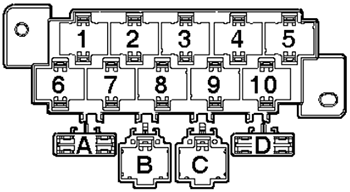 Volkswagen Transporter (T5.1; 2009-2015): Coupling station on left of seat box