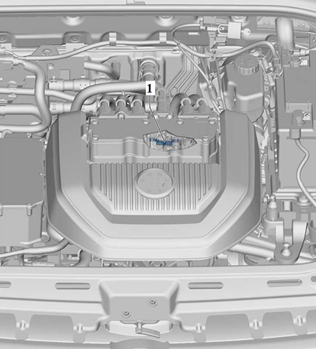 Volkswagen e-Golf (2014-2021): High voltage system fuse 3