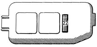 Toyota Avalon (1996): Engine Compartment Fuse Box #3 diagram