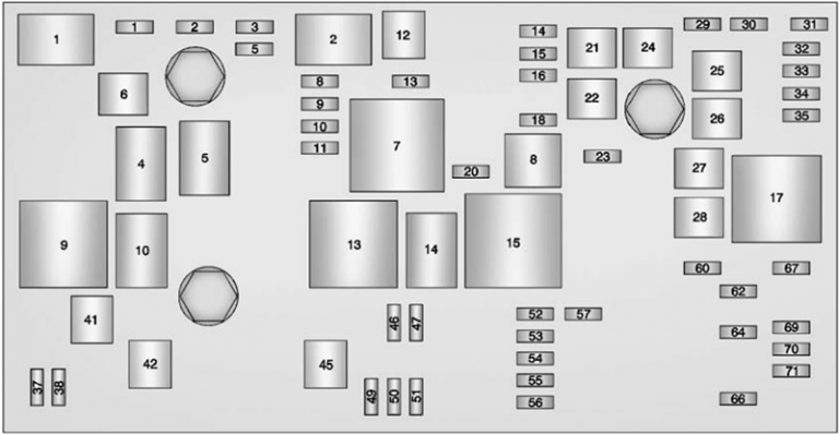 Fuse Box Diagrams Cadillac XTS (2013-2017) - Fusesinfo.com