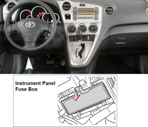 Fuse Box Diagrams Toyota Matrix (E140; 2009-2014) - Fusesinfo.com