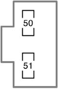 Toyota Sienna (2006): Instrument panel fuse box #2 diagram