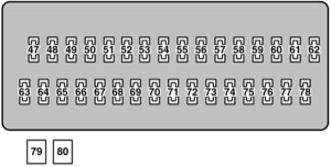 Fuse Box Diagrams Lexus RX400H (XU30; 2007-2009) - Fusesinfo.com