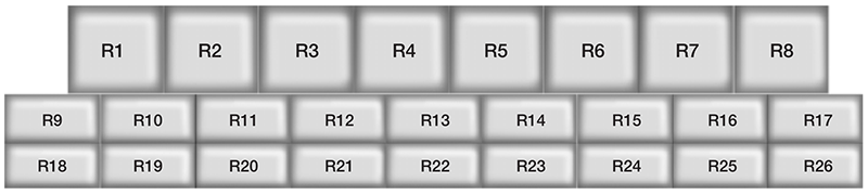 Ford F-650 / 750 (2013): relay box diagram