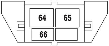 Ford Explorer (U152; 2003): Auxiliary relay box diagram