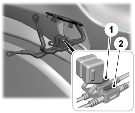 Ford Mustang Mach-E (2021): Battery Fuse Box diagram