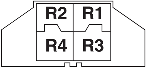 Ford Low Cab Forward (2006): Relays diagram