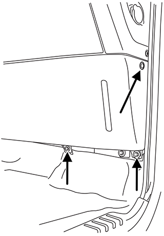 Ford Low Cab Forward (2006-2009): Relays location