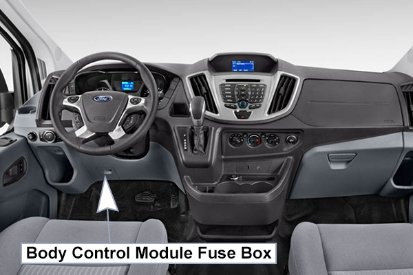 Ford Transit (2018-2019): Body Control Module location 