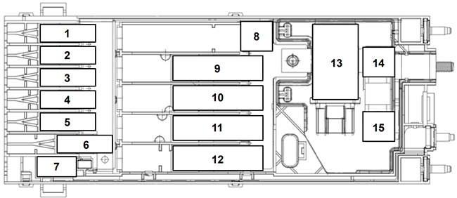 Ford Transit (2020): Pre-fuse Box diagram