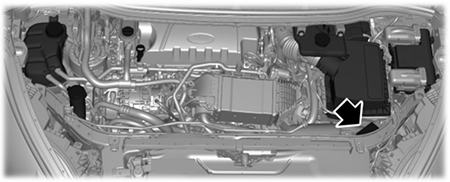 Ford Galaxy / S-Max (2015-2020): Reductant Dosage Control Module Fuse Box location